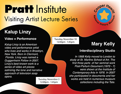 Pratt Institute Lecture Series Poster