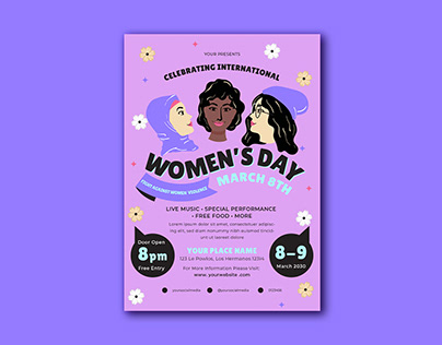 Celebrating International Women’s Day Poster