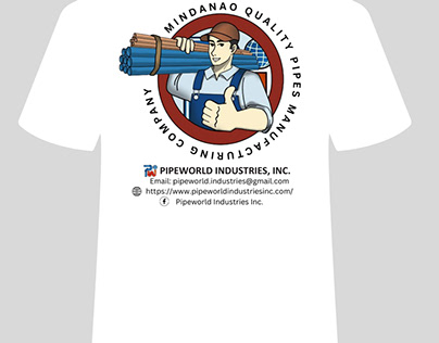Pipeworld Industries T-shirt design for this year 2023