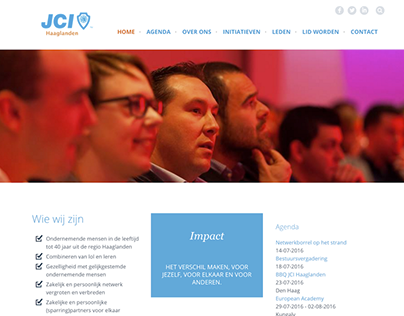 JCI Haaglanden WordPress website development