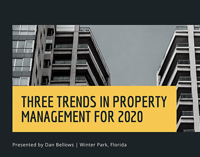 3 Trends in Property Management for 2020