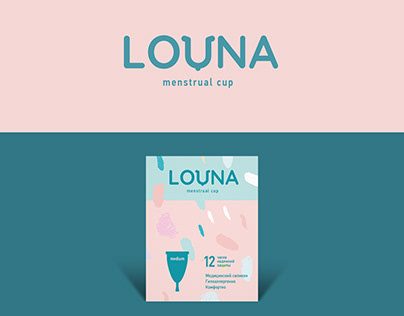 Logo and packaging design for menstrual cups