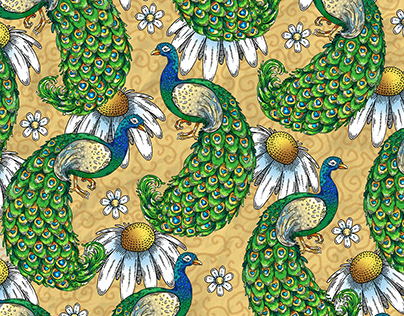Peacock Pattern Design