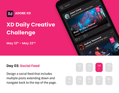 Creative Challenge 03 - Social Feed
