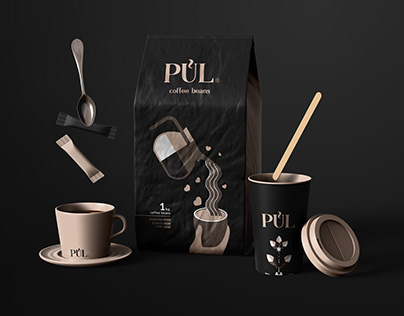Pul - Coffee Beans Branding