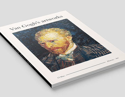 Van Gogh art-hıstory edıtorıal desıgn.