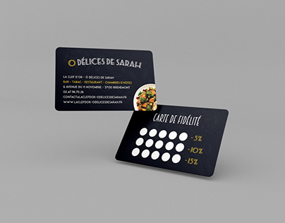 Project thumbnail - visit card, design, illustrator, restaurant, hotel