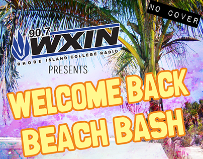 Welcome Back Beach Bash 2015 Flier