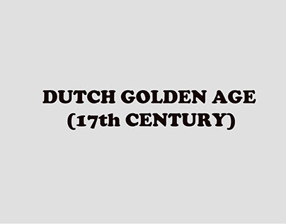 Trend & Forecasting - Dutch Golden Age