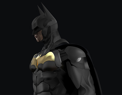Ilustración Vectorial Hiperrealista 3D - Batman
