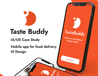 Taste Buddy - Food delivery app UI Design