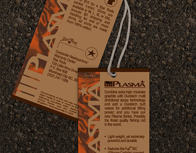 Logo & Hang tag design with metallic ink for Star Rods