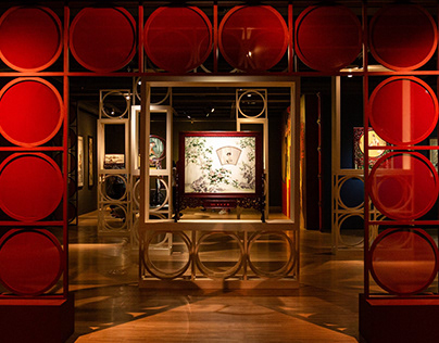 鳳甲美術館《刺繡秀秀：織品上的圖像紀事》｜展場及主視覺製作設計