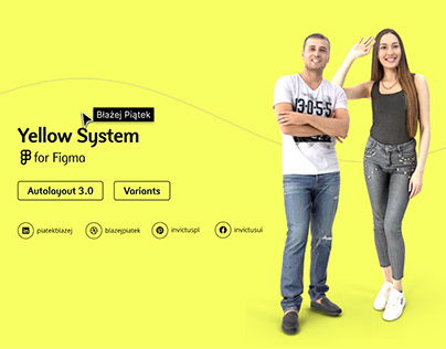 Yellow - Intuitive Figma Design System (2024)