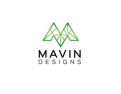 MAVIN DESINGS - M Alphabet Logo