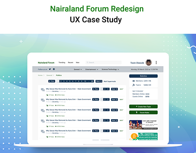 Nairaland Forum Redesign Case Study