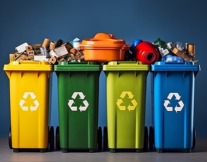 Recycling Bins for Different Waste Materials