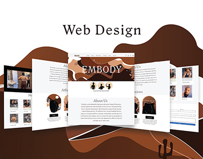 Embody website design