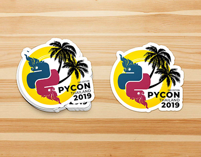Sticker swag for Pycon 2019