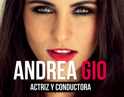 Andrea Gio - Actriz y Conductora