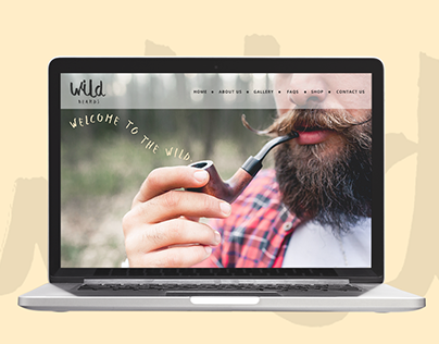 Wild beards logo and website design