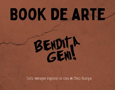 book de arte Bendita Geni! (curta metragem)