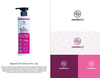 Careberry-Shampoo label