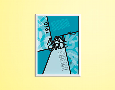 "Avant Garde" Typography - Poster Design