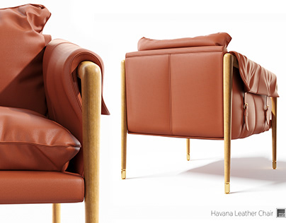 Havana leather chair