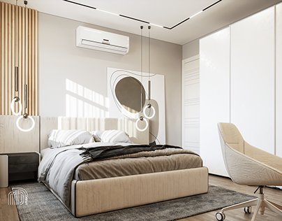 Simple Single Bedroom | Modern Interior Design