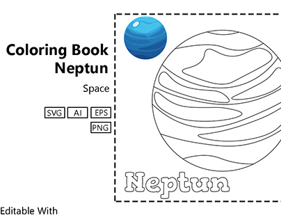Coloring Book for Kids - Neptun