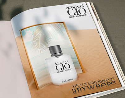 Perfume Brand Magazine Print Ad and Social Media Images