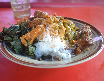 Nasi Padang at Minangnese Restaurant, Indonesia