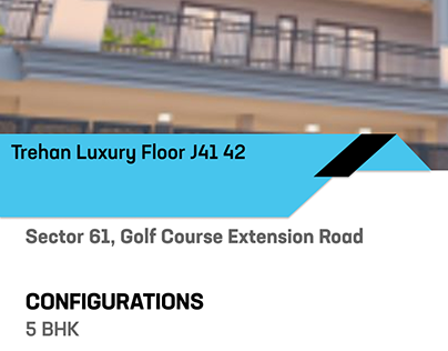 Trehan Luxury Floor J41 42 - 5 BHK Homes in Gurugram