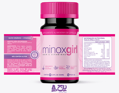 MinoxGirl - Rótulo e MockUp
