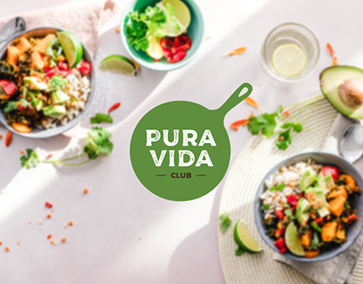 Puravida Club - Plant Based Fast Food Identity