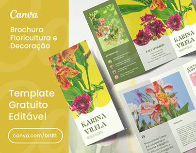 Brochura Floricultura e Decoração
