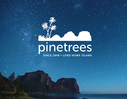Pinetrees Lord Howe Island branding