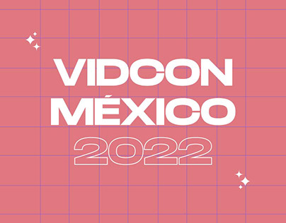 Graphic Design for VidCon México 2022