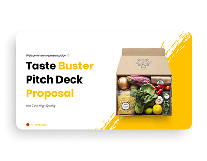 Taste Buster Pitch Deck
