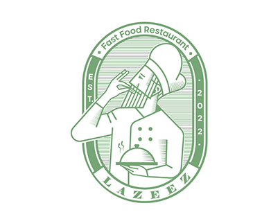 Lazeez Rusturant | Logo & Brand