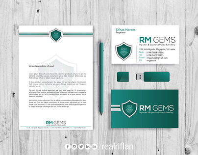 Branding and Identity for RM Gems