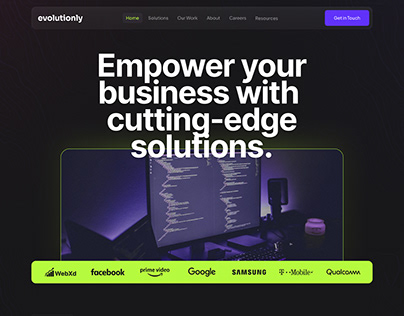 Software Development Company Website Design Inspiration