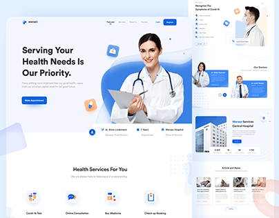 Project thumbnail - Health Service Website Development