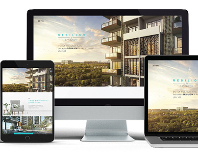 Website design for Resilion Residence