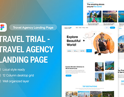 Project thumbnail - Travel Agency Design