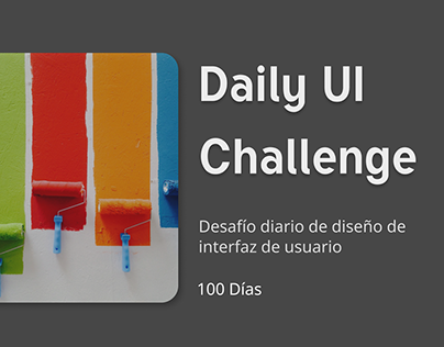 Reto de 100 días. Daily UI