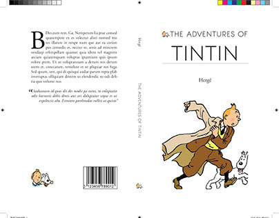 TINTIN Book Cover Design