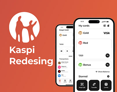 Redesign of Kaspi Bank app