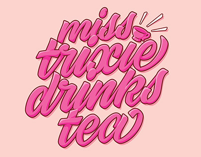 Miss Trixie Drinks Tea